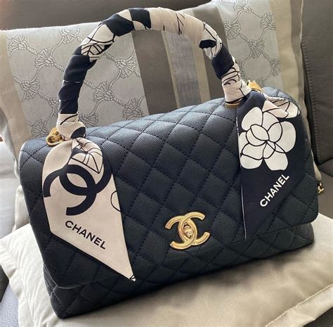 chanel coco handle purple|Chanel coco handle small.